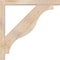 Ekena Millwork Funston Block Smooth Bracket w/ Offset Brace, Douglas Fir, 5 1/2"W x 44"D x 44"H BKT0604X44X44FST05SDF - alternate 3